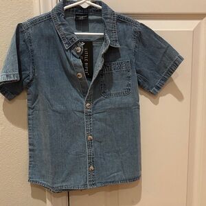 NWT Little Bipsy 4-5 Denim Shirt